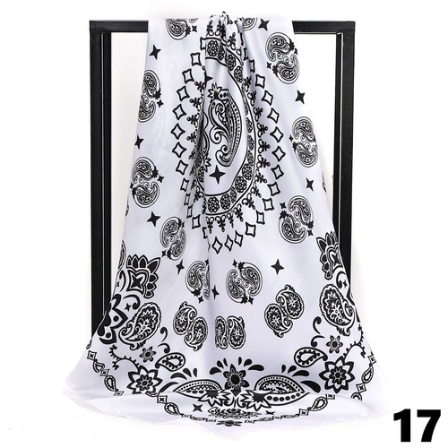 Large 90cm satin silk square - satin,