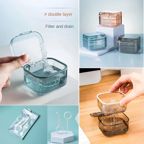 1pc orthodontic retainer case - 1pc,