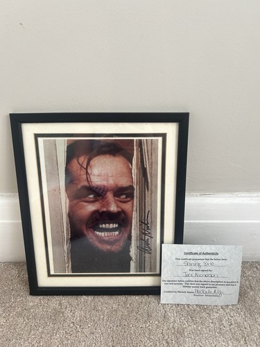 Jack nicholson signed the - jack,