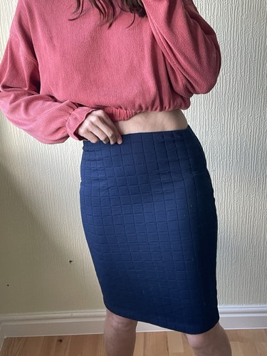 Whistles quilted pencil skirt - quilted,