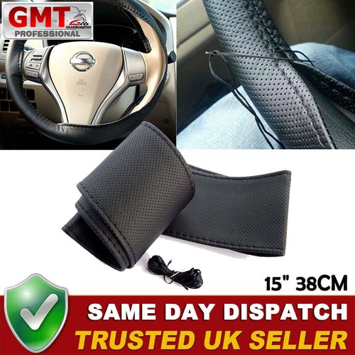 Black car steering wheel - car,