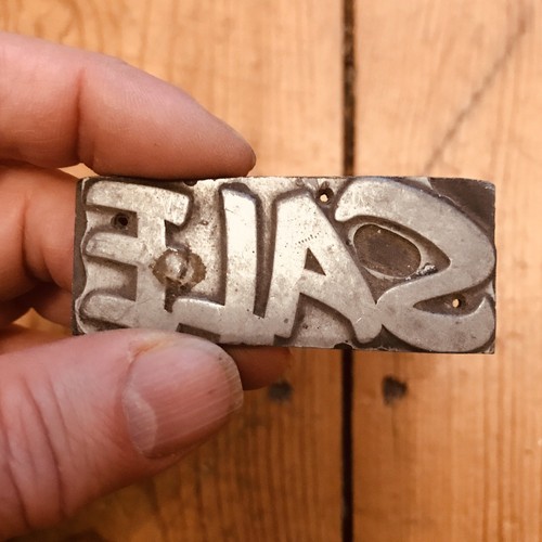 Letterpress printing plate - letterpress,