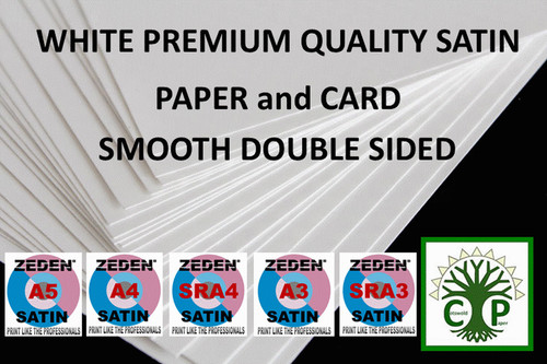 Satin range paper and - satin, of