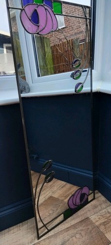 Stained glass mirror - glass,