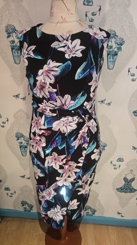 Beautiful black blue floral - beautiful,