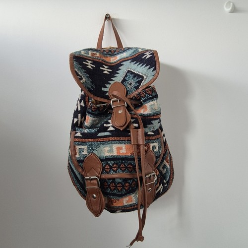 Boho blue aztec - , pattern