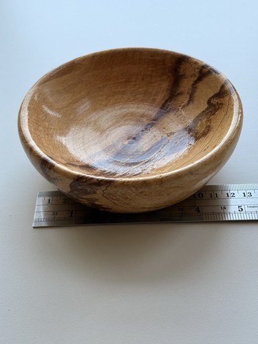 Striking hand turned spalted - turned,
