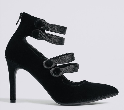 Marks spencer black velvet - &,