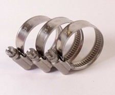 Stainless steel hose clips - stainless,