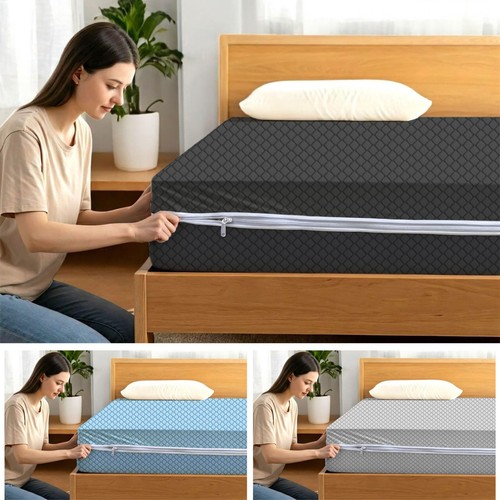 Zipped mattress protector - mattress,