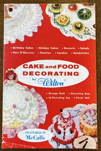 Vtg 1956 cake - vtg, food