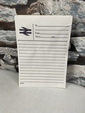 VINTAGE BRITISH RAILWAY PAPER NOTEPAD BR 5/3 RAILWAYANA TRAIN MEMORABILIA