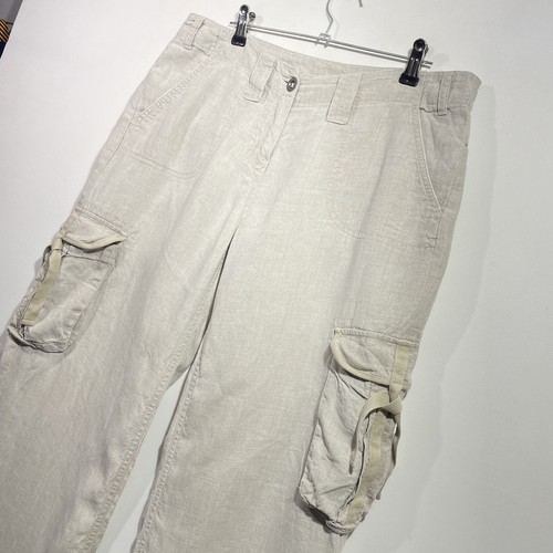 Linen cargo trousers uk - linen, 12