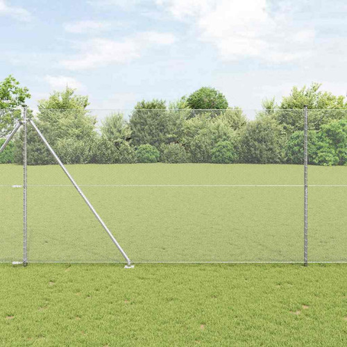 Fence posts set silver - posts,