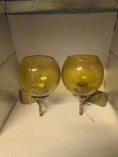 Pair of Vintage Amberbubble