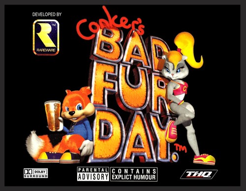 Conker bad fur - fur, nintendo