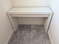 IKEA Malm Vanity Dressing Table White Glass Top 120x42cm (Read description)