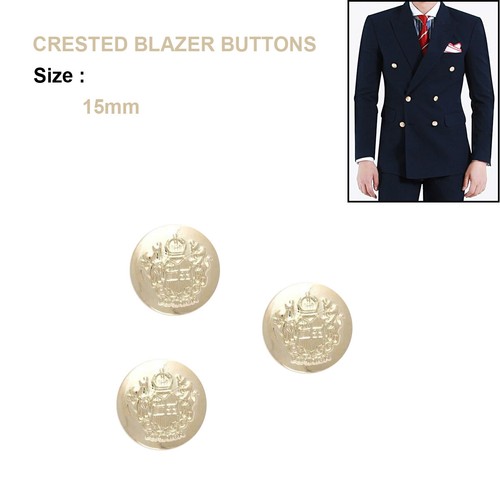 Women gold button blazer - button,