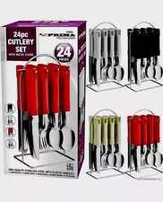 24 Pc Stainless Steel Cutlery