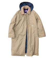 Nanamica X North Face Purple Label |Men's Small Beige Balmacaan Coat New No Tags