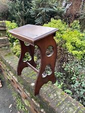 Small Antique Mahogany Bible Prayer Stand / Church Lectern  Kneeler
