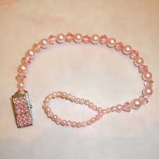 Simple Pink Pearl Diamante