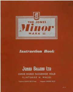 Jones baler minor mkii mk2 - baler,