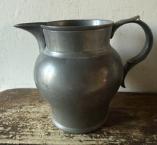 Vintage Pewter Jug Pitcher Vase Display Stunning Shape