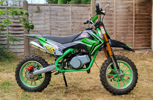 Hyena green pocket dirt bike - pocket,