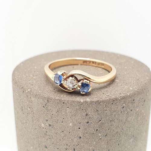 Antique sapphire diamond - &,