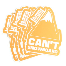5 x Plain Lazy Can't Snowboard