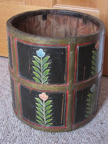 Vintage painted wooden - vintage, folk