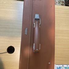 vintage brown leatherette