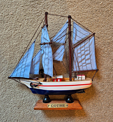 Cotre sailing ship - cotre, model