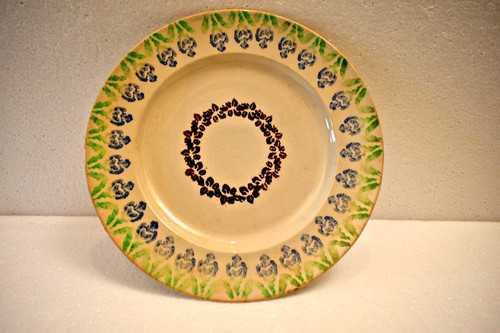Antique hand painted floral - antique,