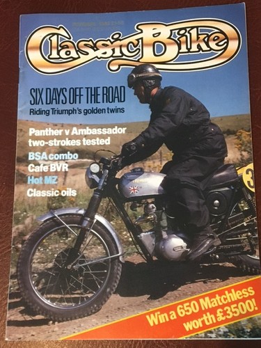 Classic bike 106 nov - classic, nov'88