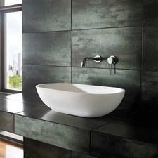 Flow 650mm x 350mm White Stone