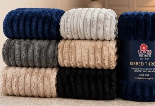 Luxury ribbed super soft faux - ribbed,