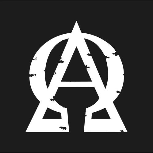 Distressed alpha omega - distressed,