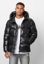 Valere Milano Mens Puffer Bubble Jacket Hooded Padded Puffa Winter Coat Tomeo GG