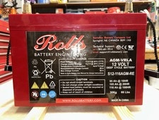 Leisure Battery Rolls S12-116AGM Deep Cycle Series 12 Volt Battery