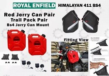 Fit For Royal Enfield "Himalayan 411 Red Jerry Can/Trail Pack/Jerry can Mount"