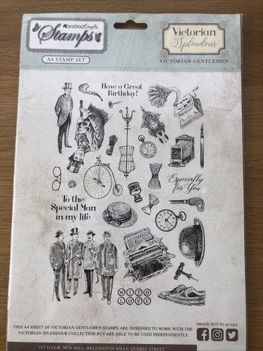 Kanban stamp set victorian - a4,
