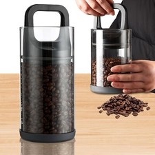 Coffee Canister Airtight Vacuum Storage Bean Container For Coffee Beans uk