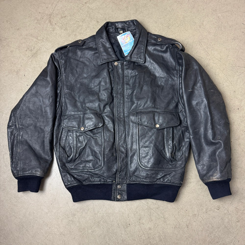 Leather jacket - (m-l),