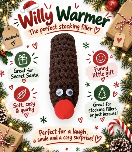 Rudolph willy warmer funny - warmer!,