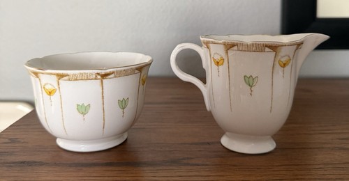 Vtg melba bone china - vtg, open