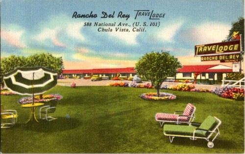 Chula vista postcard rancho - ca,