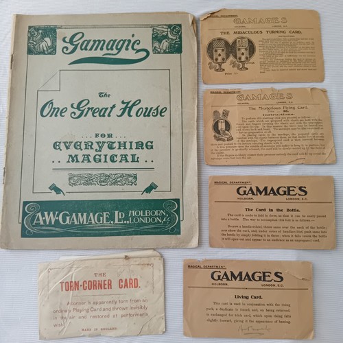 Gamages magic catalogue - magic,