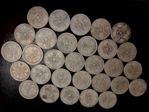 30x pre 1947 silver florins